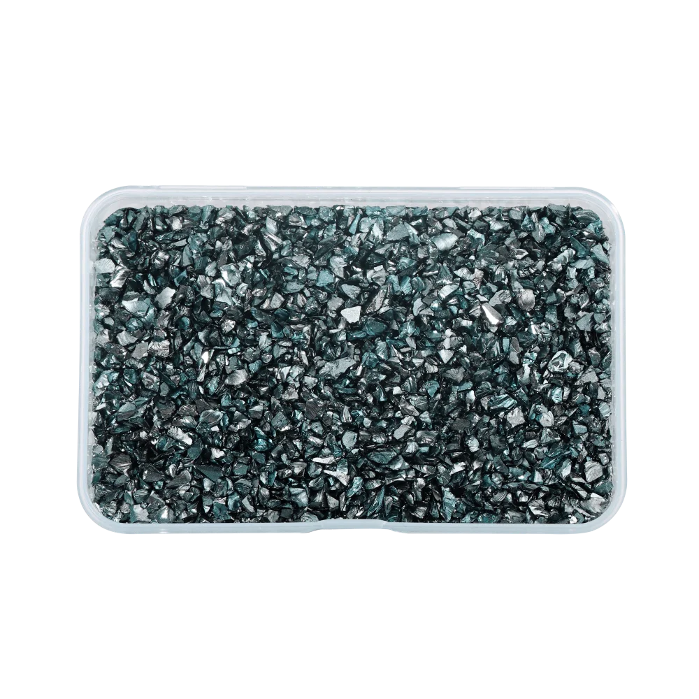 80g Colorful Resin Filling Crushed Glass Stones