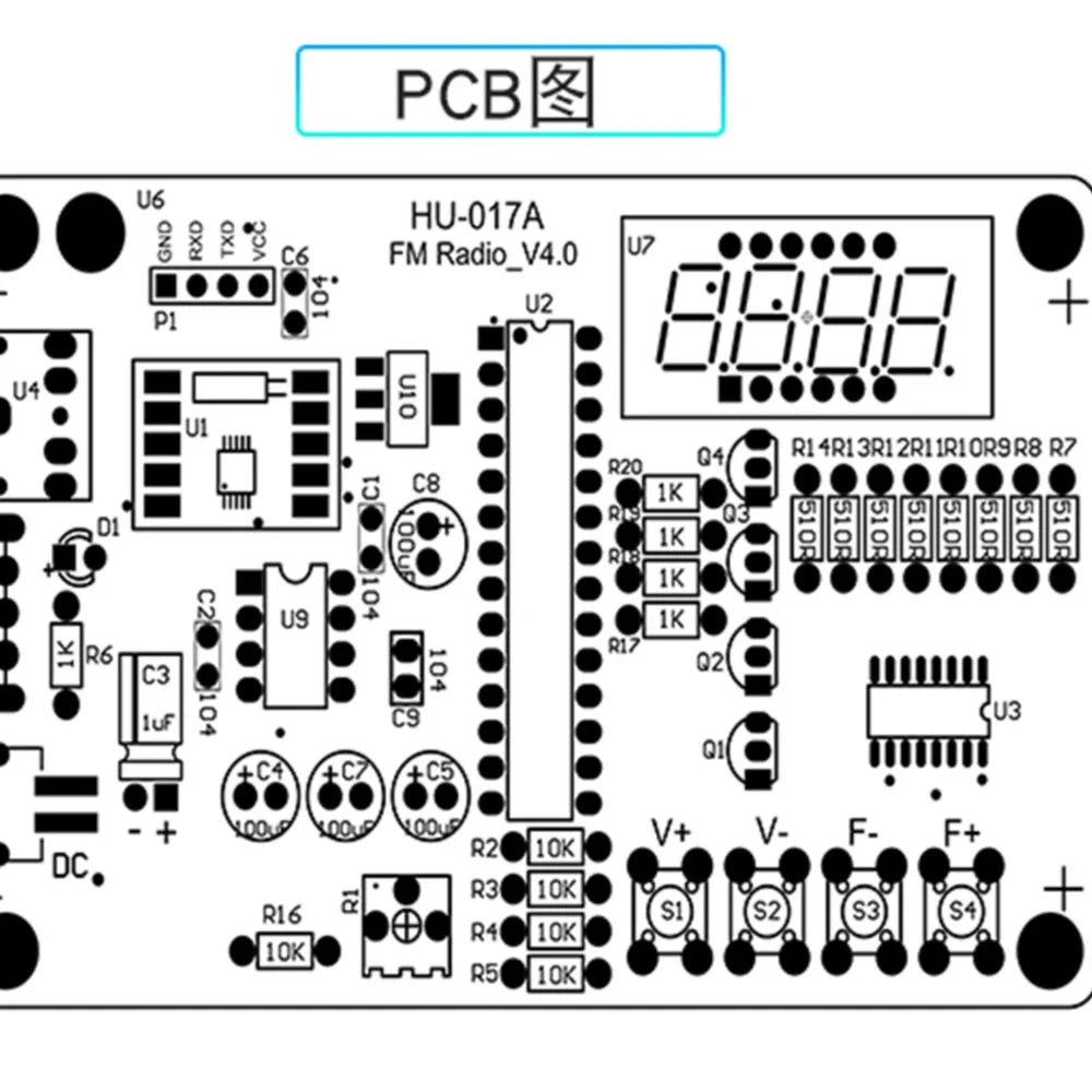 DIY FM Radio Kit with Digital Display (87–108MHz)