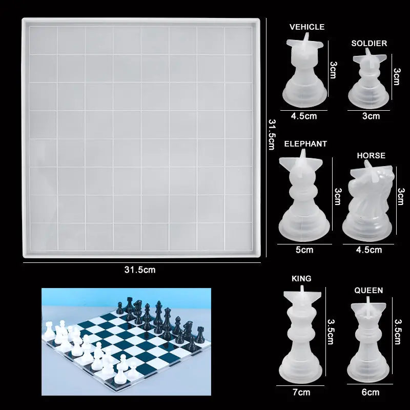 16 Styles Epoxy Resin Casting Molds Set