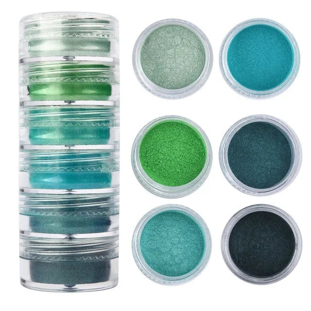 6-Color Mica Powder Set