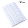 300/10pcs Colorful Chenille Stems – DIY Pipe Cleaners, Plush Tinsel Twist Sticks for Crafts & Educational Toys