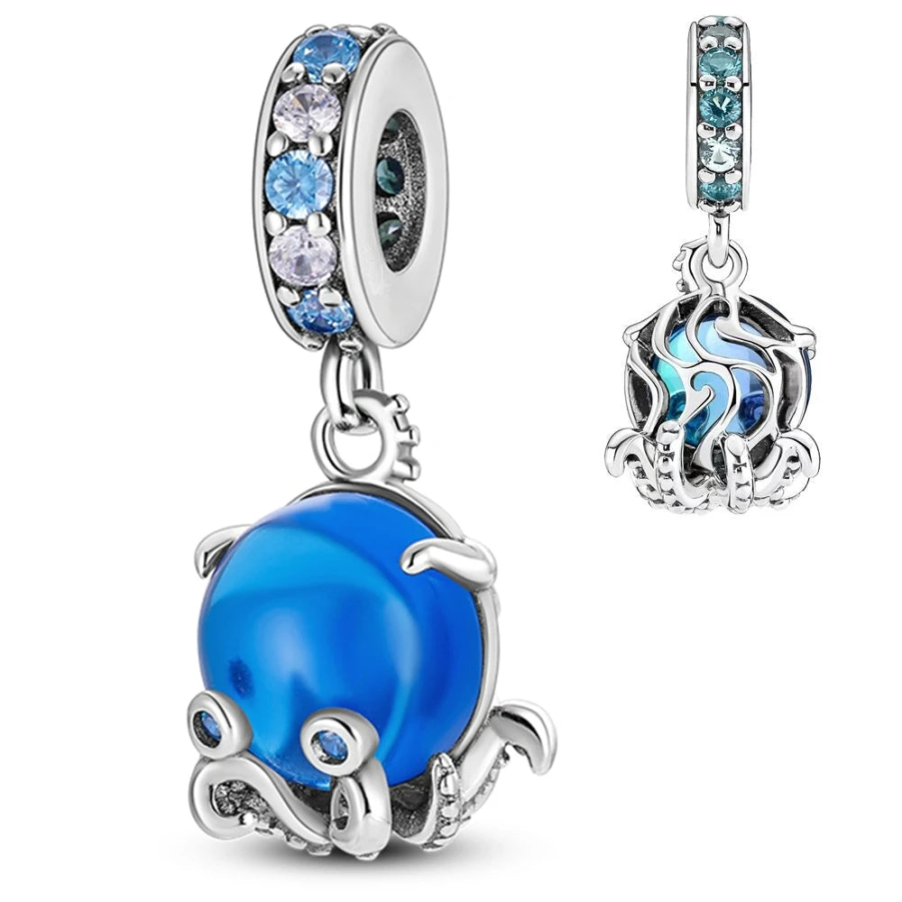 Chameleon, Luminous Firefly & Butterfly Charms