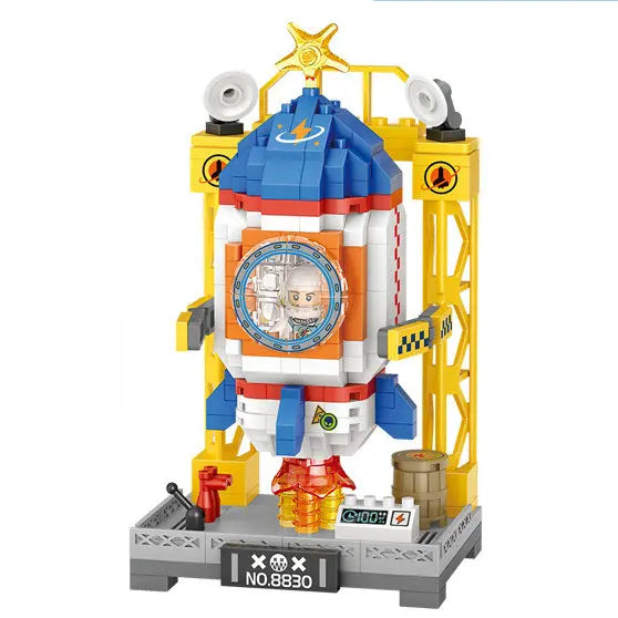 Mini Street View Building Blocks Toy Set