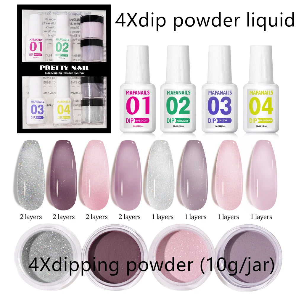 120ml EMA Acrylic Liquid & Pink Builder Powder Set