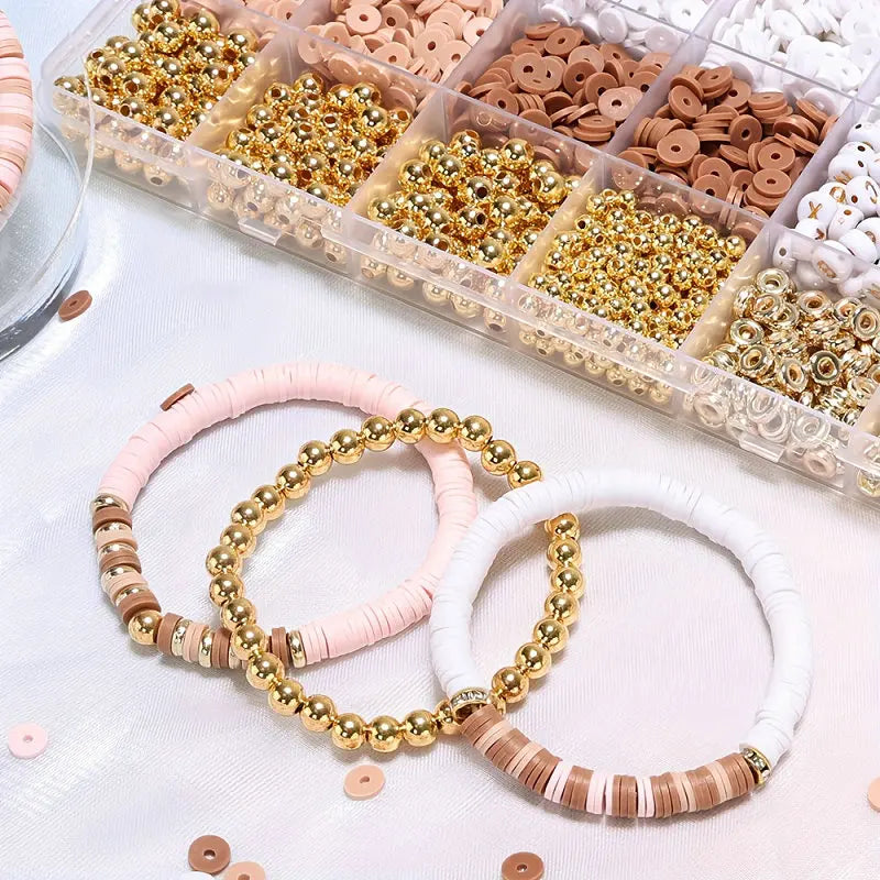 DIY Clay Beads Bracelet Making Kit