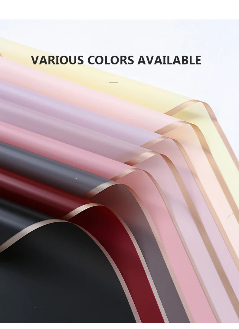 10 Sheets Waterproof Flower Wrapping Paper