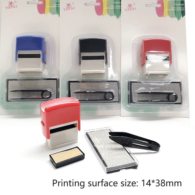 Self-Inking Rubber Stamp Kit