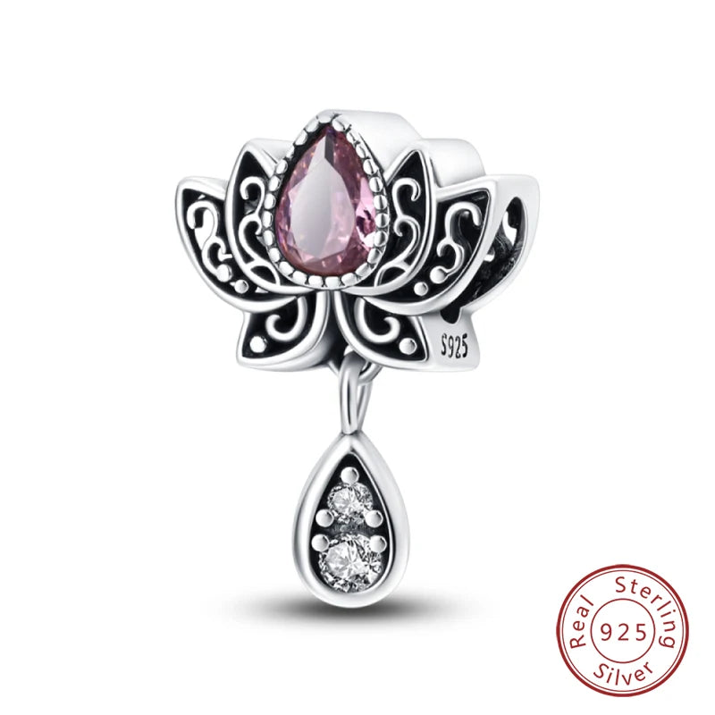 S925 Silver Luminous Firefly & Star Charms (3mm)