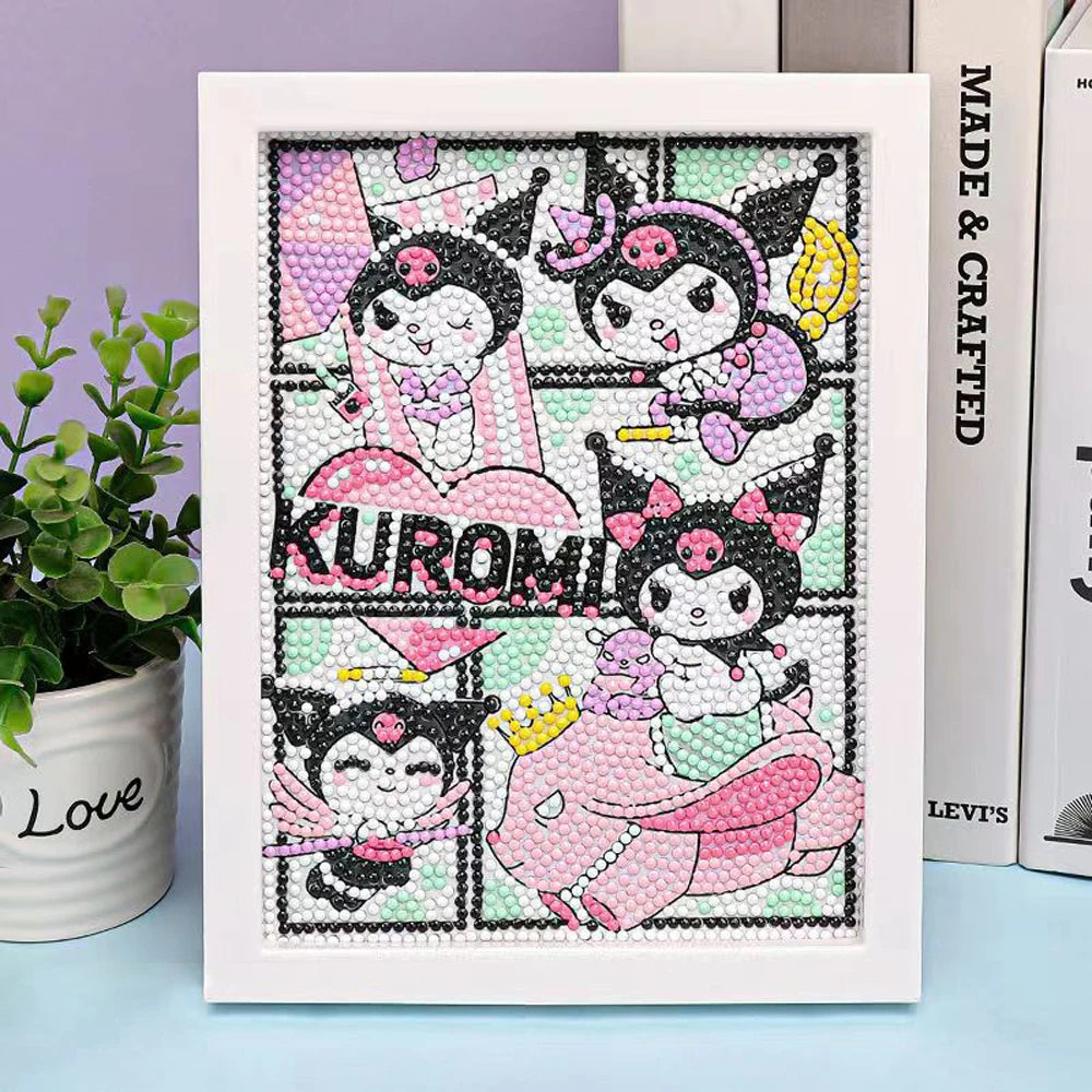 Sanrio Hello Kitty 5D Diamond Painting Kit with Frame