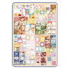 200pcs Mood Graffiti Sticky Notes – 4 Styles Ancient Morning Theme for DIY Diary, Handbook & Phone Case Decor
