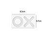 Tic Tac Toe Silicone Mold – OX Chess Game Board & Pieces Mold for DIY Resin, UV Epoxy, Jewelry & Craft Making