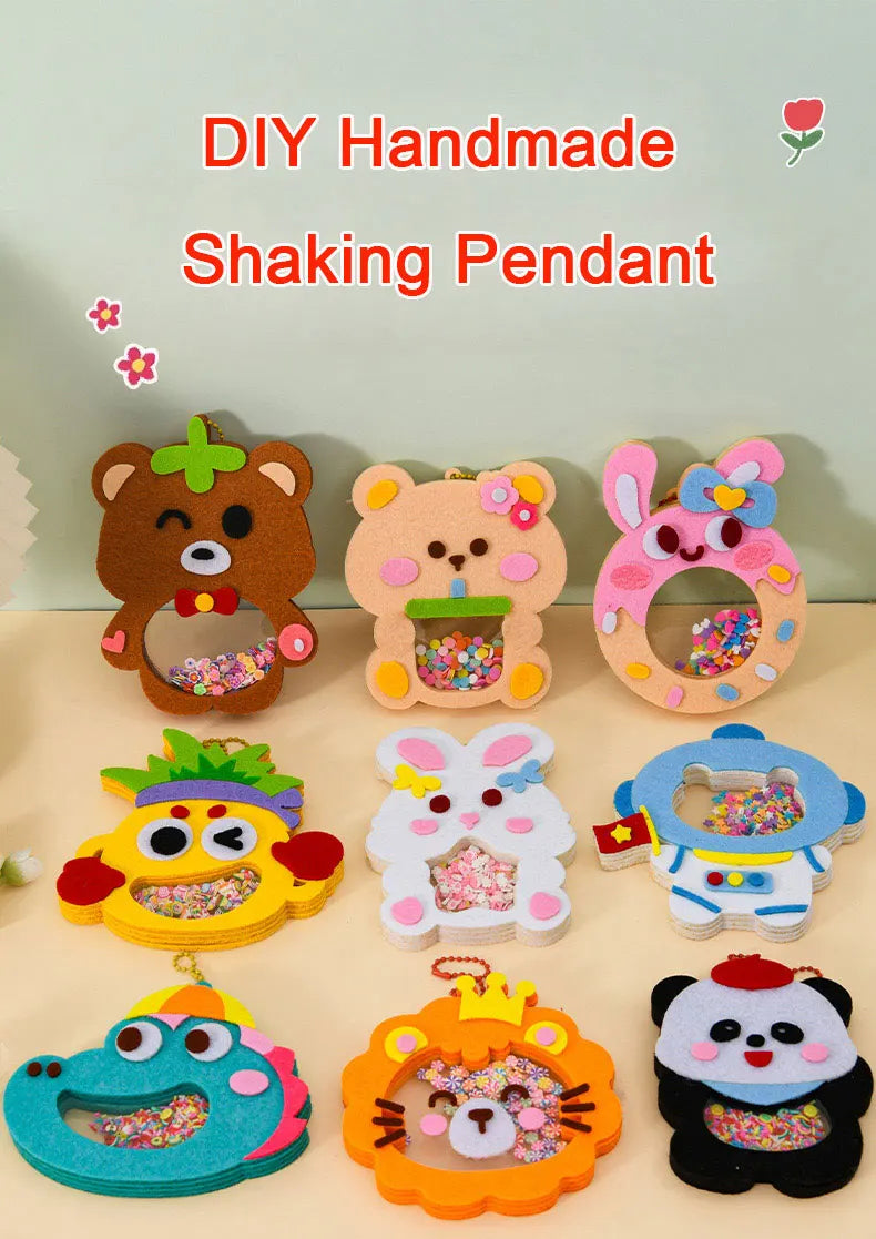 Cartoon Non-Woven Shake Pendant DIY Kit
