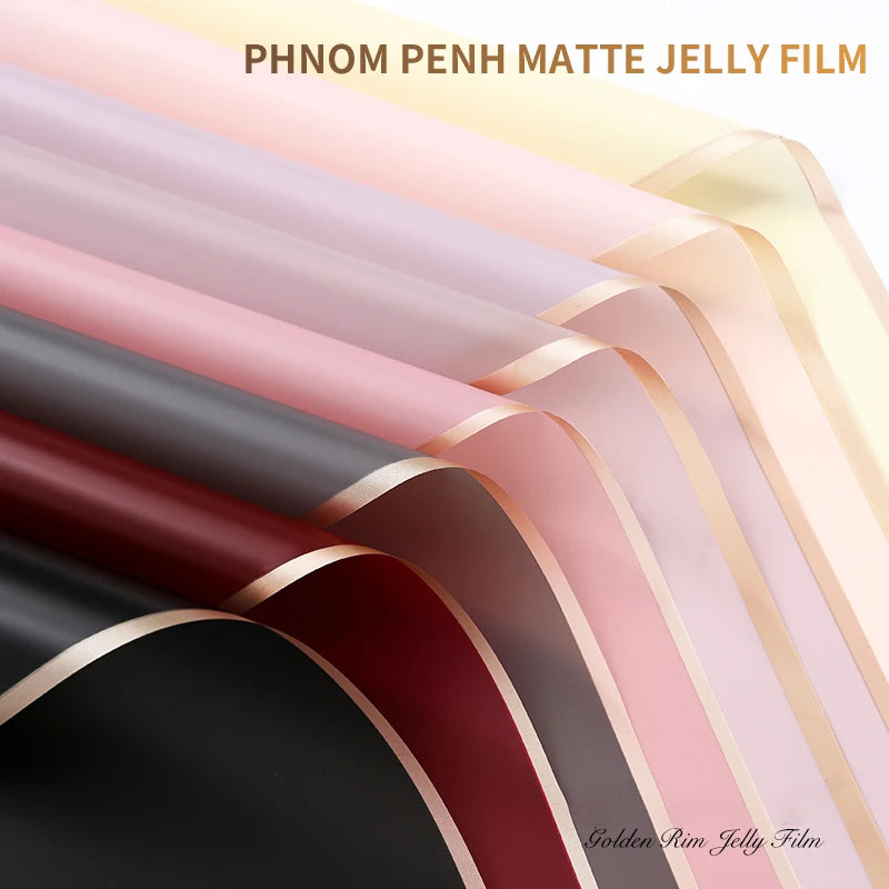 10 Sheets Waterproof Flower Wrapping Paper