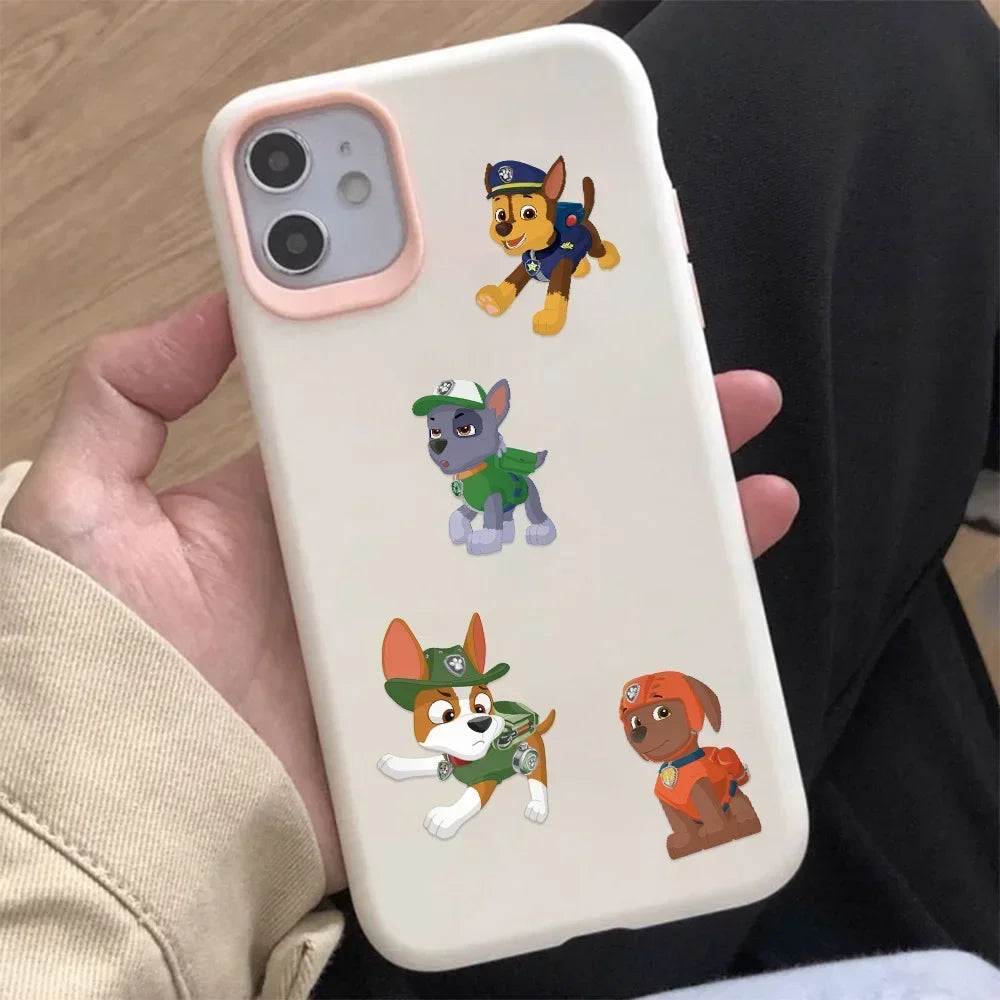 8/16/48 Sheets Cartoon Dog Make-a-Face Puzzle Stickers