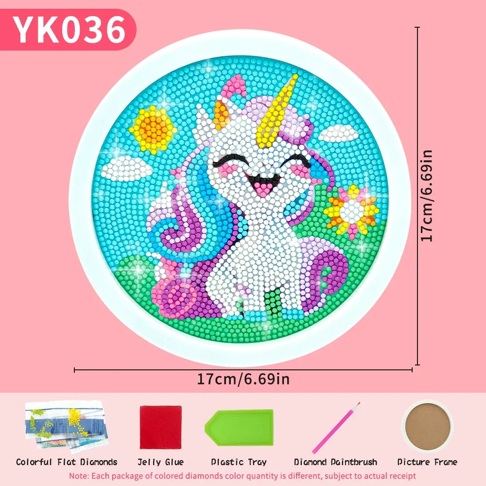5D DIY Unicorn Diamond Painting Kit with Frame