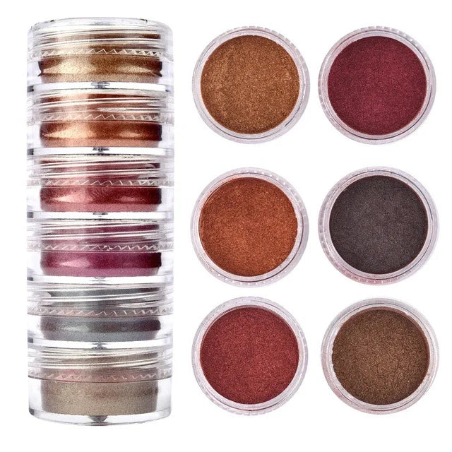 6-Color Mica Powder Set
