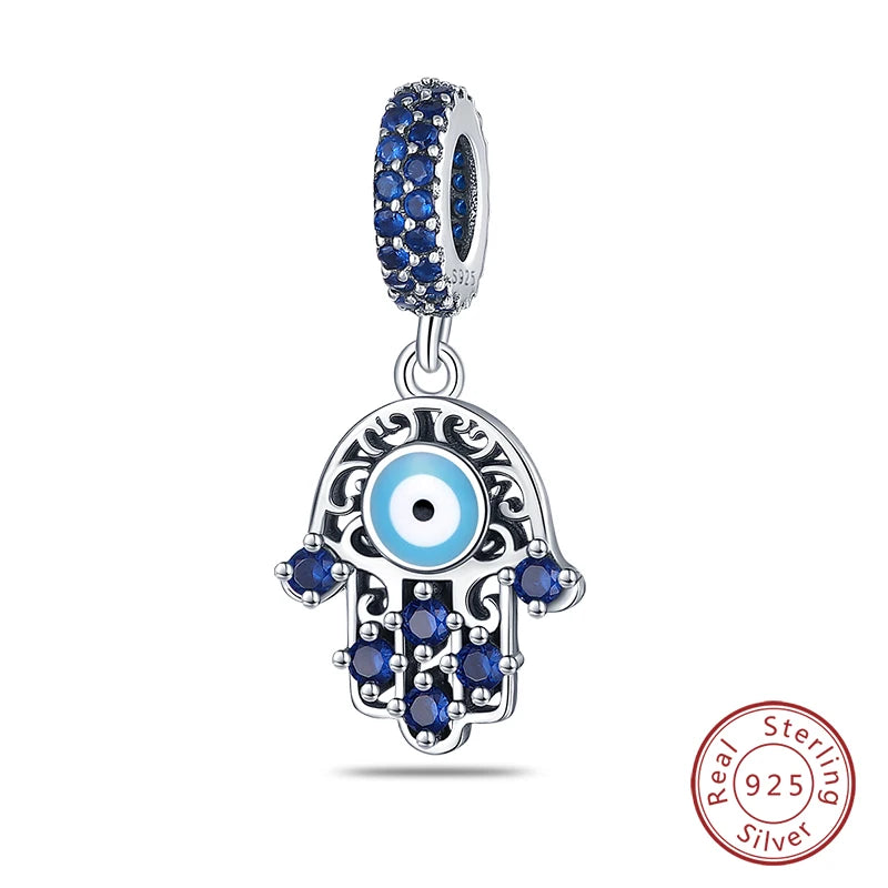 S925 Silver Luminous Firefly & Star Charms (3mm)