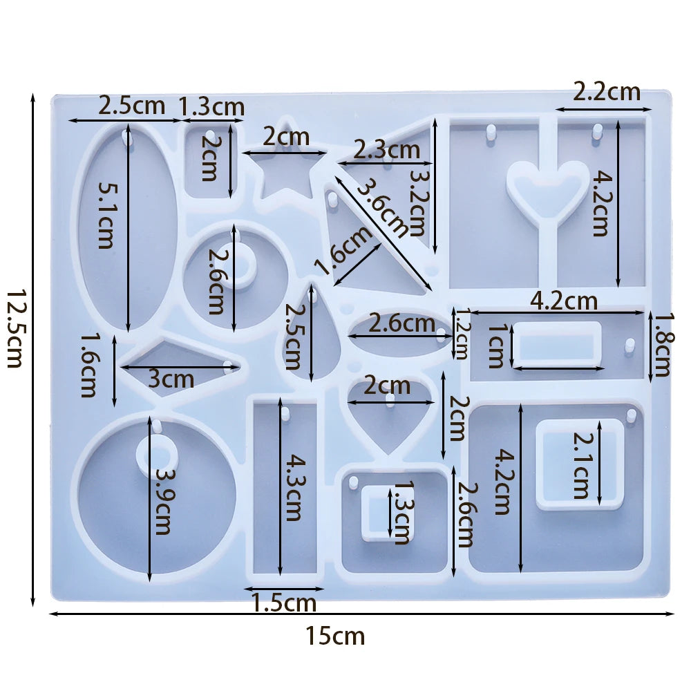 Earring & Pendant Silicone Mold