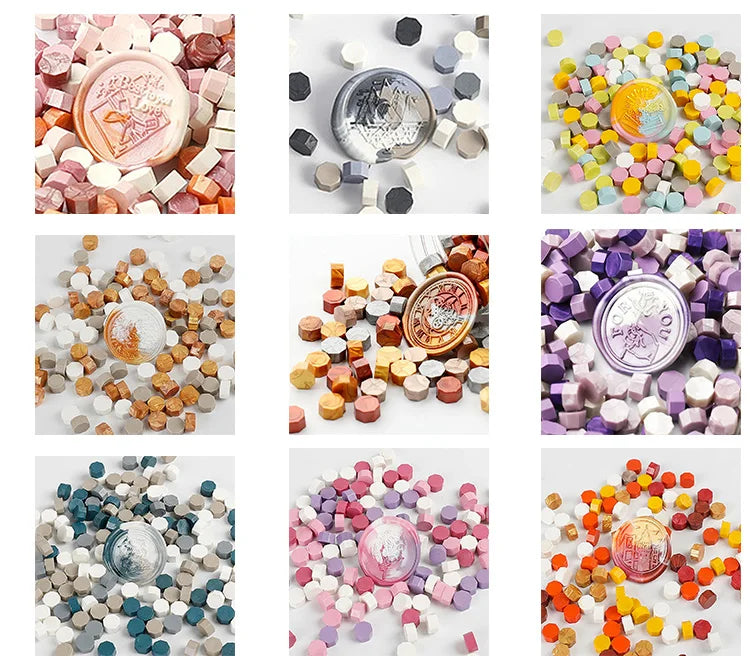 100pcs Vintage Wax Seal Beads