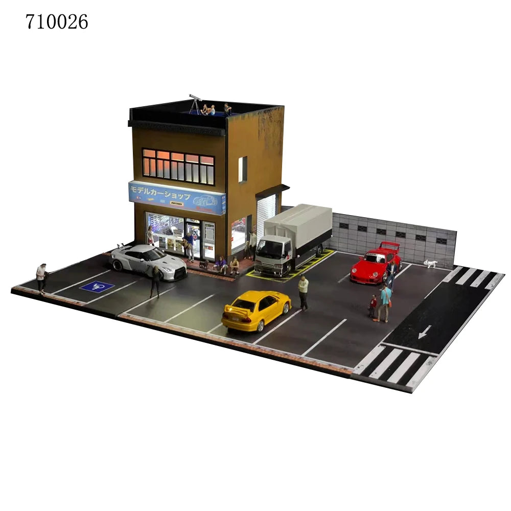 1:64 Scale Diorama Car Garage Model
