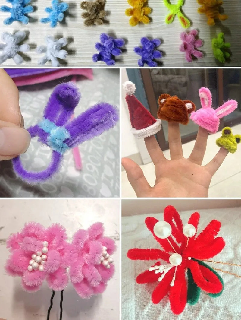 300/10pcs Colorful Chenille Stems