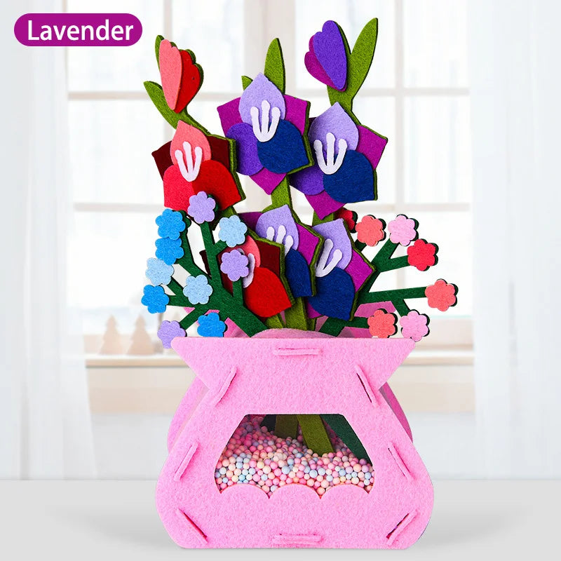 DIY Montessori Flower Toy Craft Set