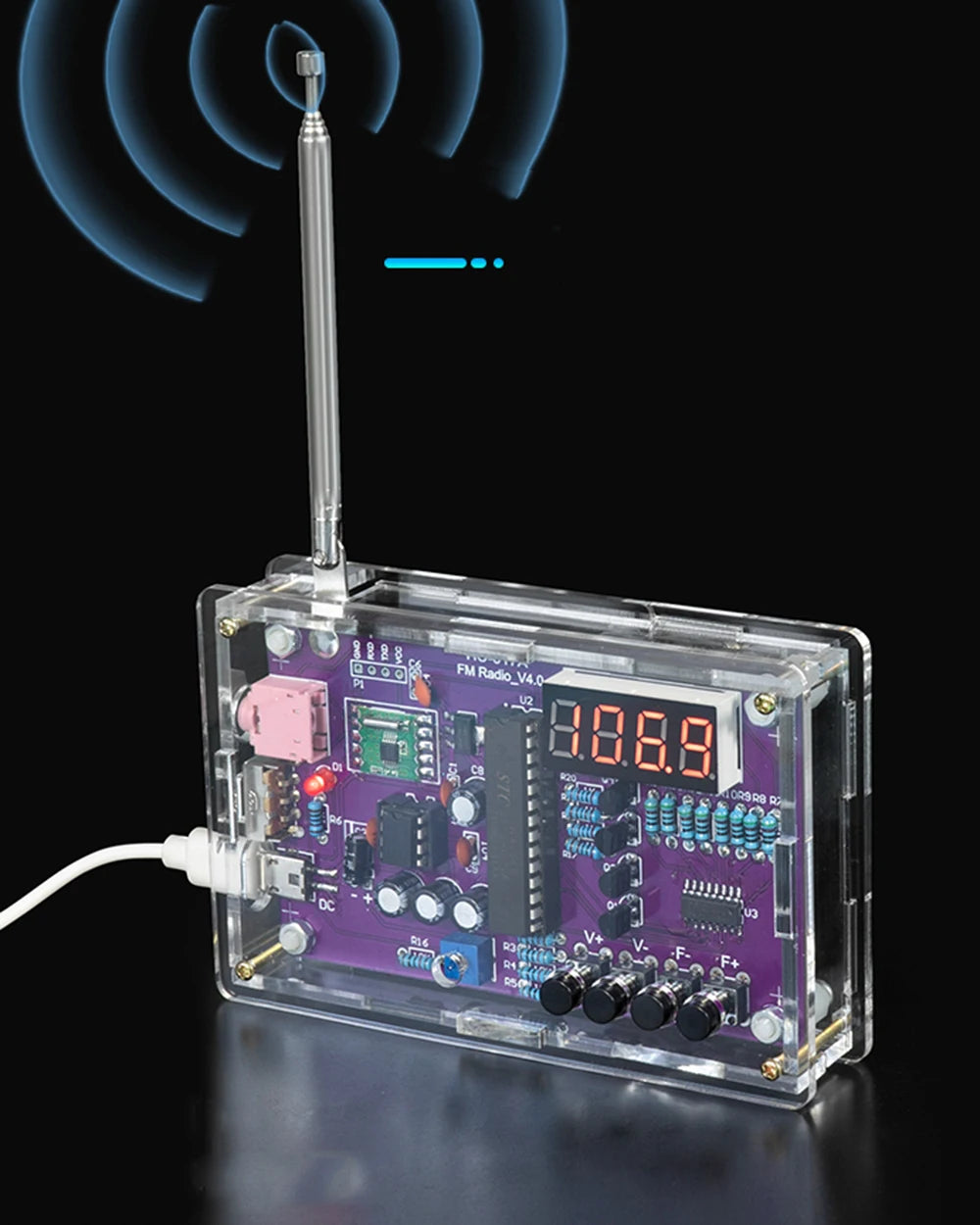 DIY FM Radio Kit with Digital Display (87–108MHz)