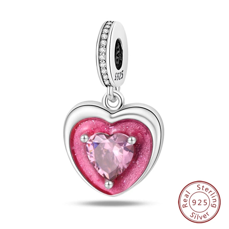 S925 Silver Luminous Firefly & Star Charms (3mm)