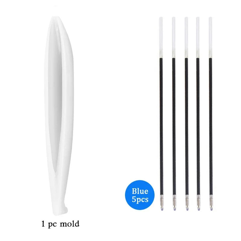 Transparent Pen Silicone Mold Set