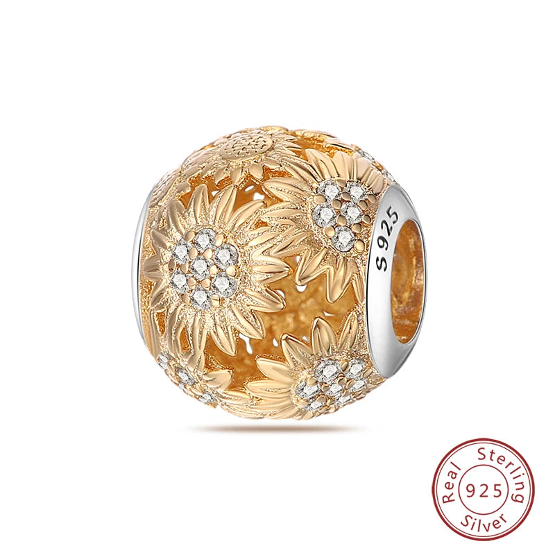 S925 Silver Luminous Firefly & Star Charms (3mm)