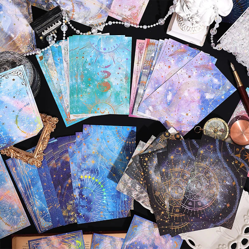 15pcs Dreamy Sky Theme Craft Paper Set