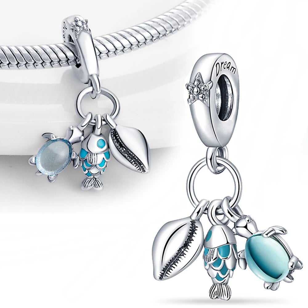 Chameleon, Luminous Firefly & Butterfly Charms