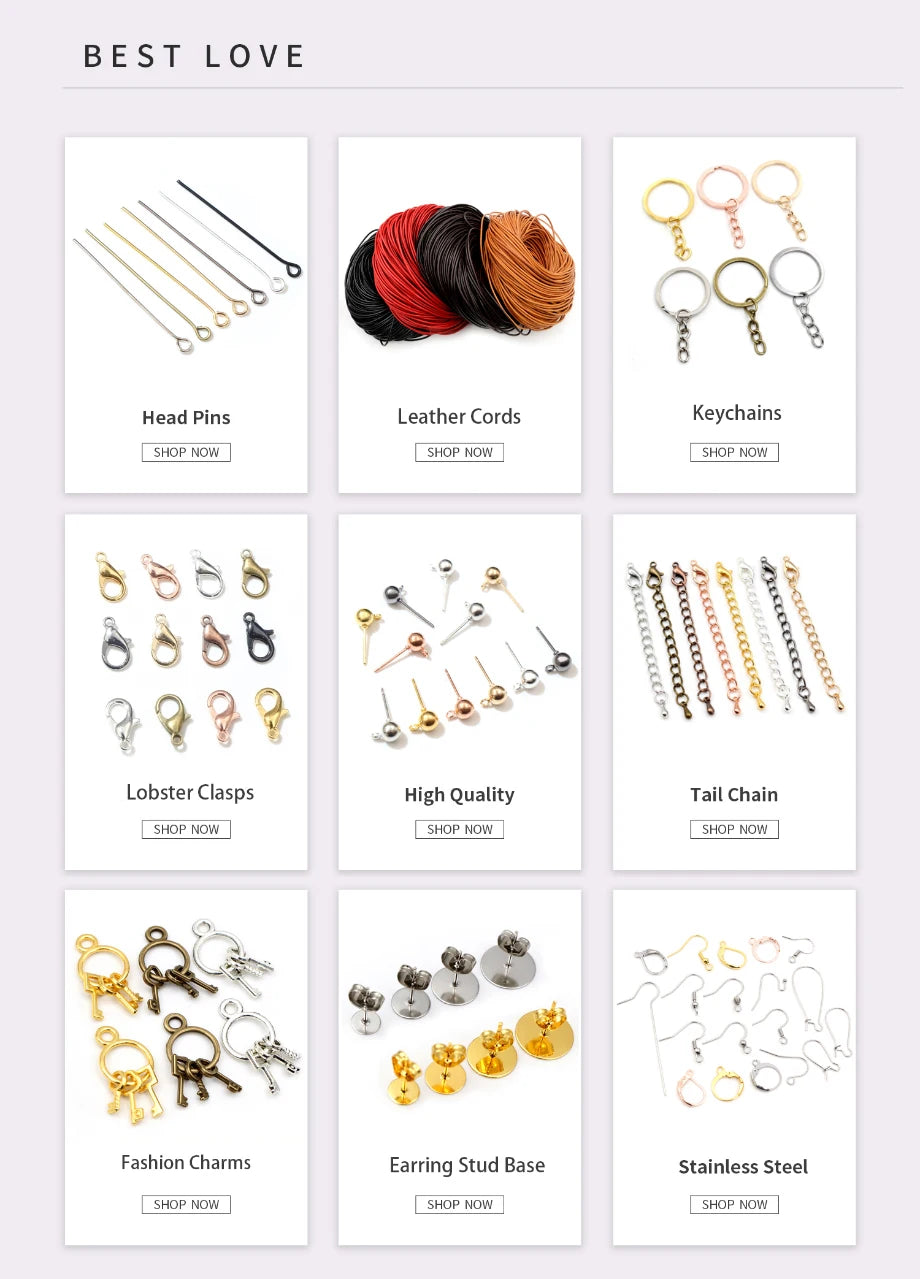 Jump Rings Set (3–10mm, 8 Colors) for Jewelry Making