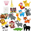 Woodland Animals Felt Craft Kit – DIY Sewing Plush Forest Creatures for Kids & Beginners, Educational Art Toy