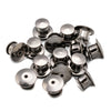 10/30/50pcs Safety Brooch Lock Metal Pin Backs – Clasps, Keeper Caps for DIY Jewelry Making & Craft Supplies