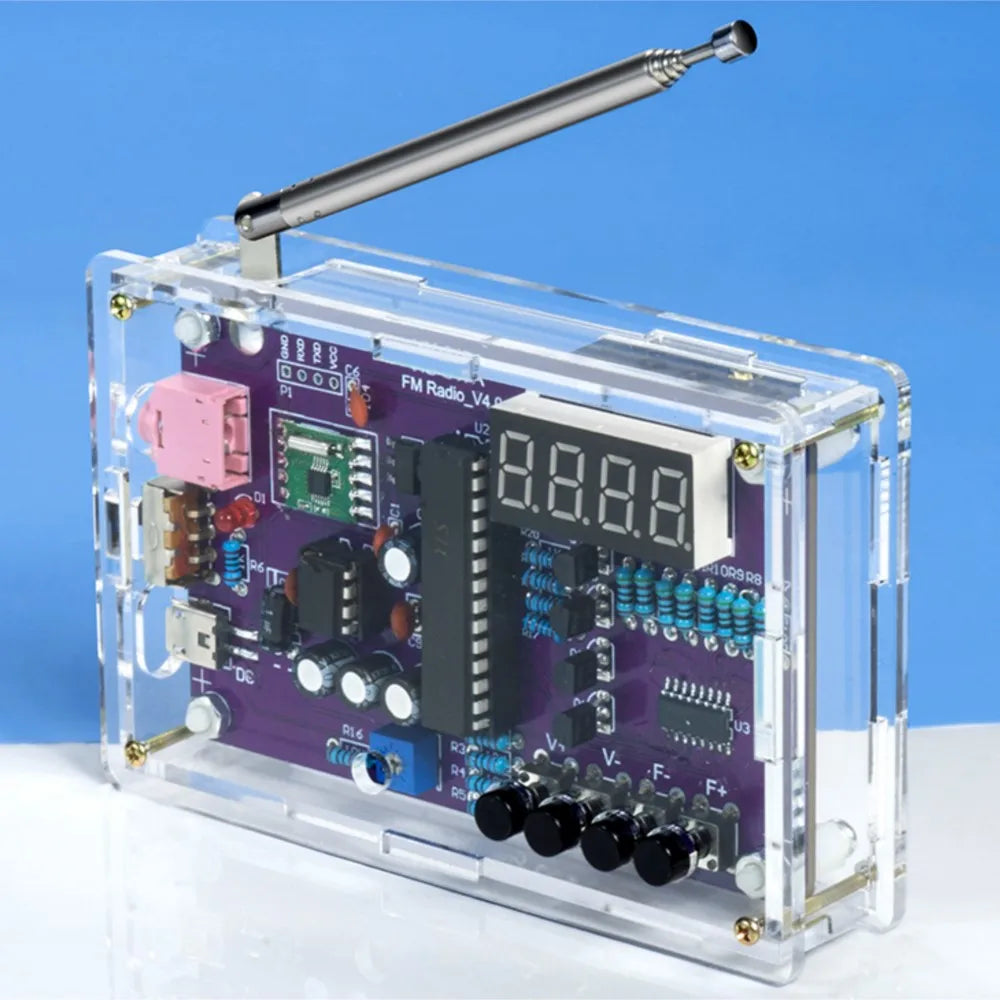 DIY FM Radio Kit with Digital Display (87–108MHz)