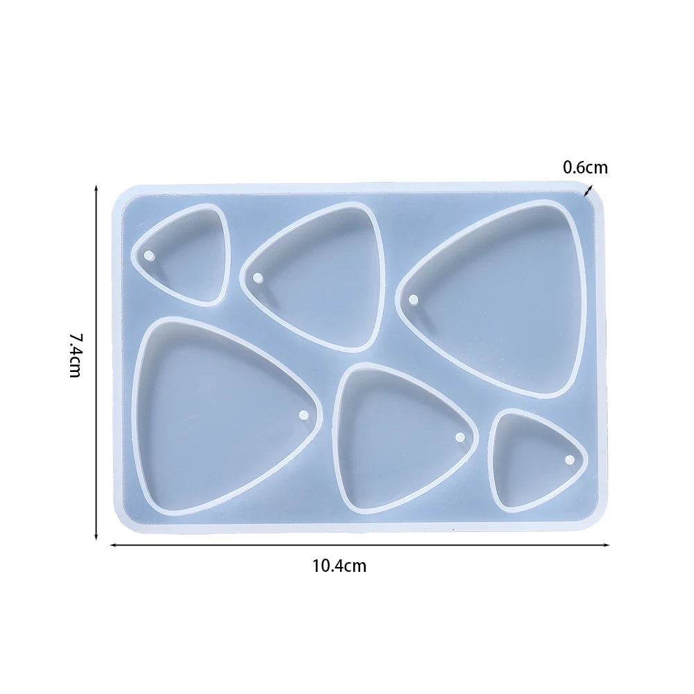 Geometric Silicone Mold for Earrings & Pendants