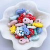 10pcs Handmade Ceramic Small Fish Beads – 3D Cartoon Spacer Beads for DIY Bracelet & Jewelry Making