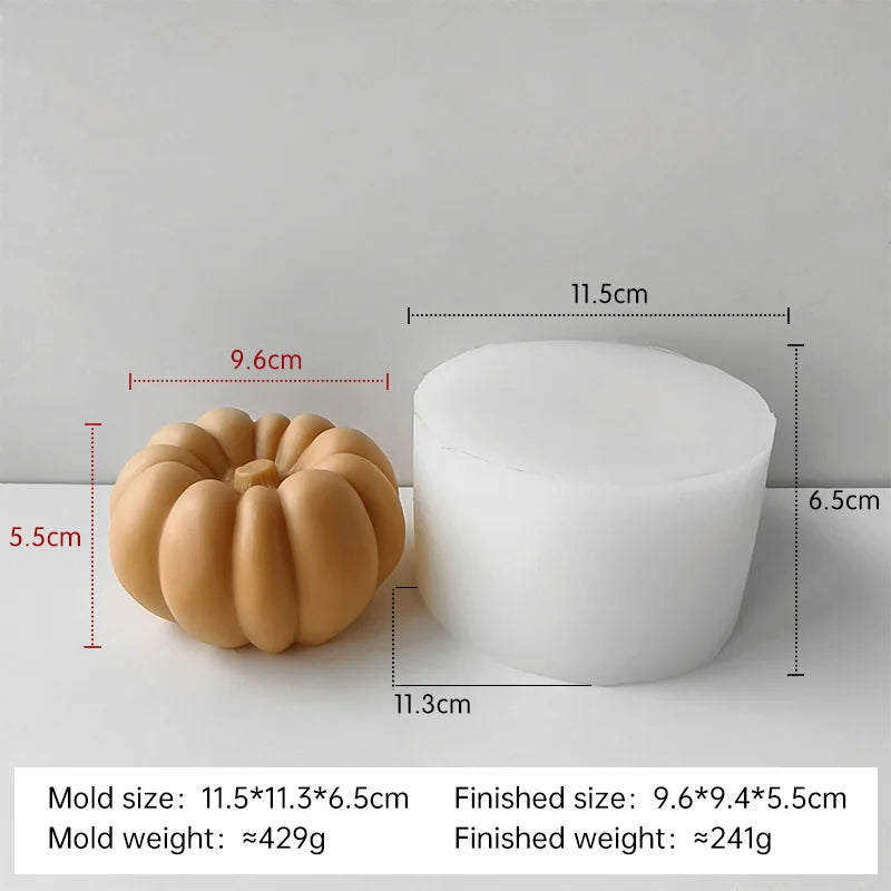 3D Pumpkin Silicone Mold