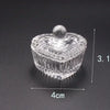 Crystal Glass Octagonal Dappen Dish with Lid