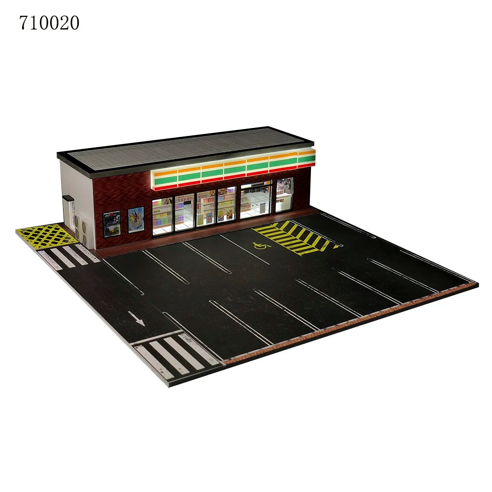 1:64 Scale Diorama Car Garage Model