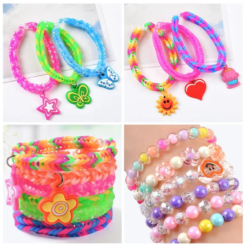 600pcs Glow in the Dark Loom Bands