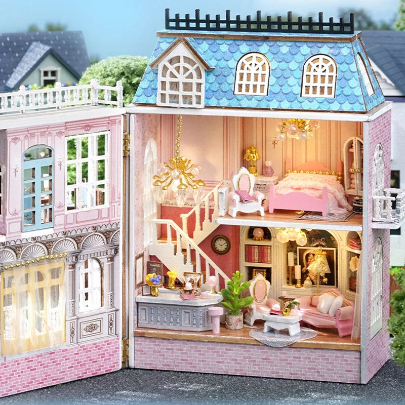 DIY Mini Wooden Dollhouse Kit