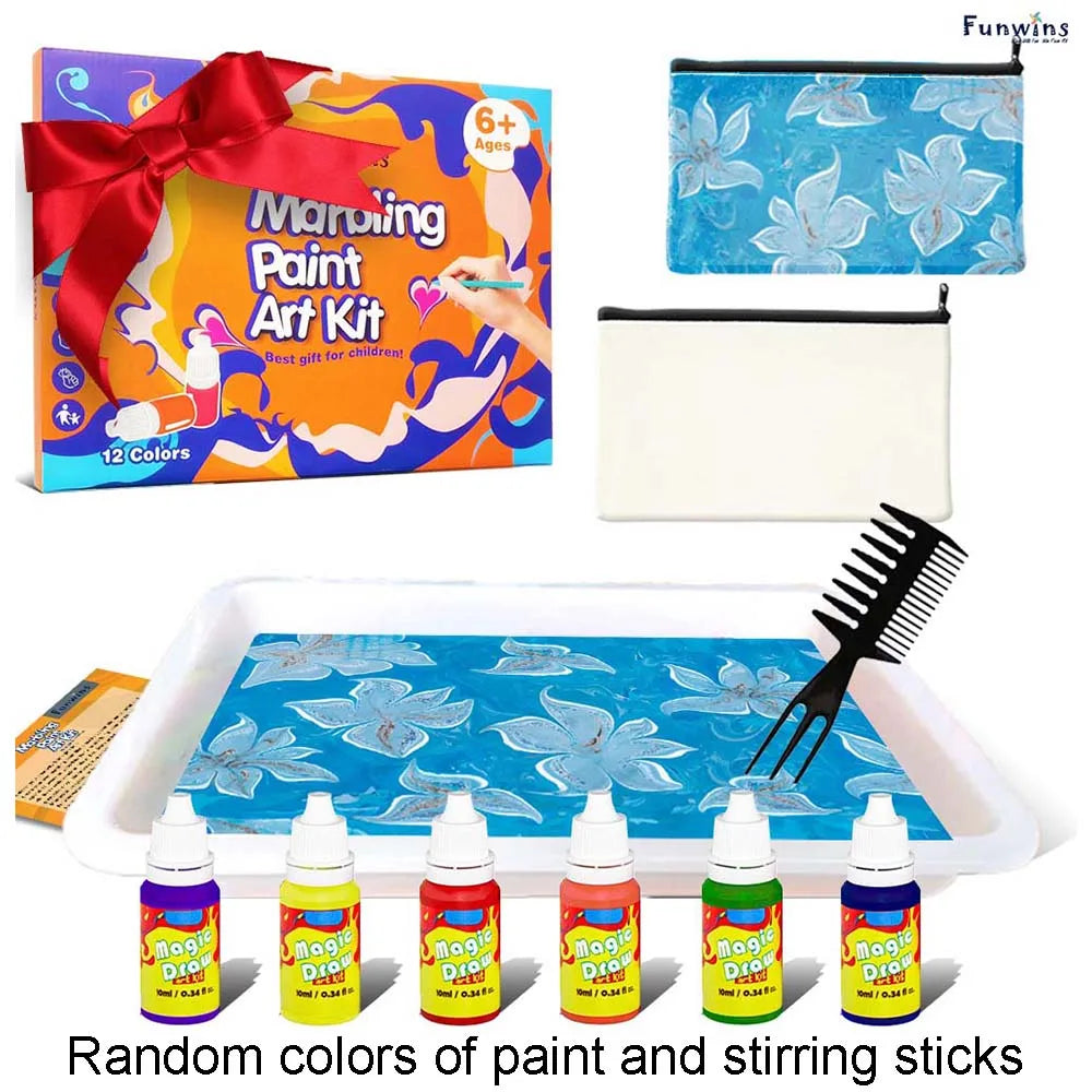 Kids Marble Painting Kit