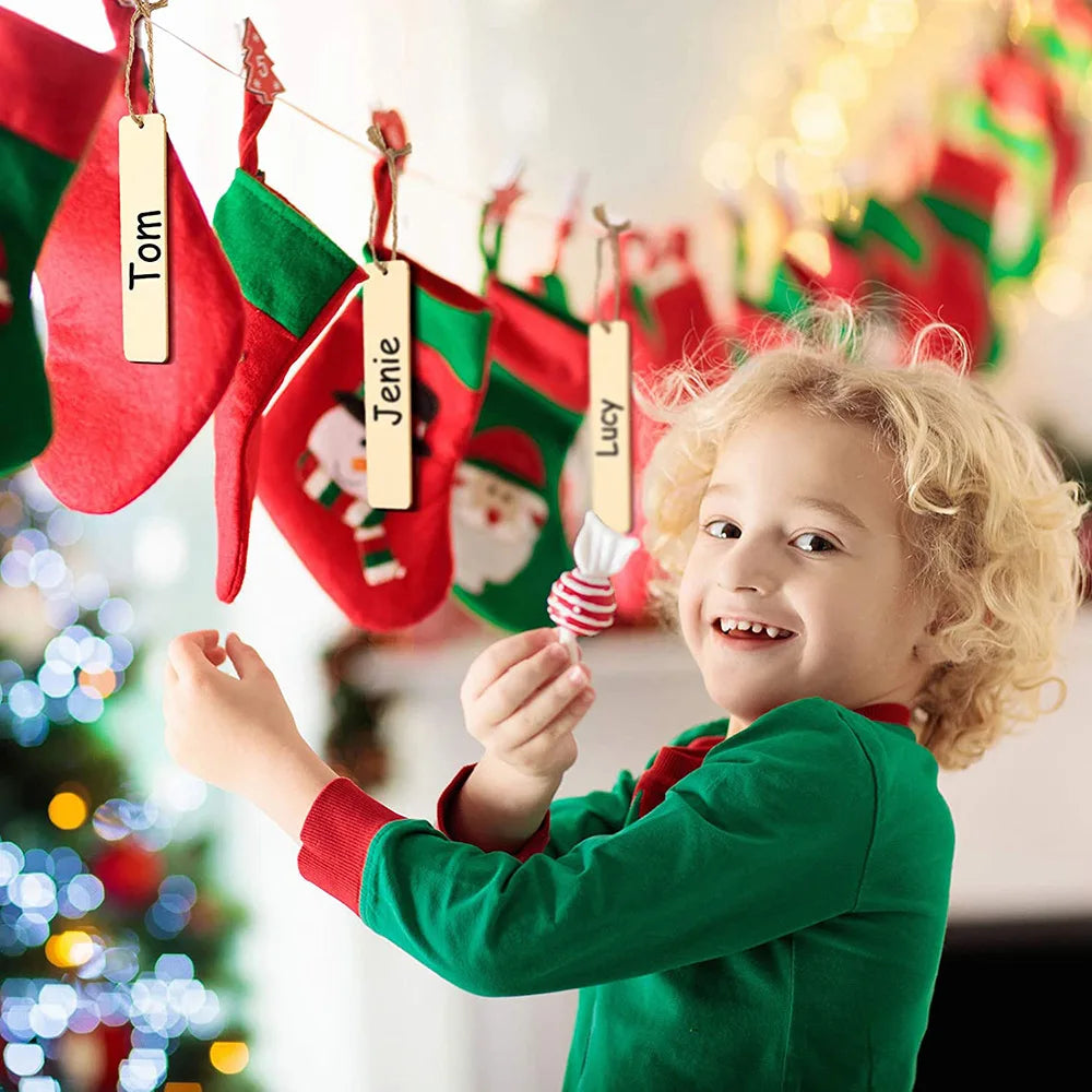 10/20/60pcs Bulk Wooden Bookmarks