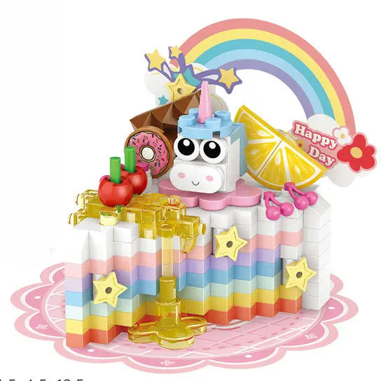 Mini Street View Building Blocks Toy Set