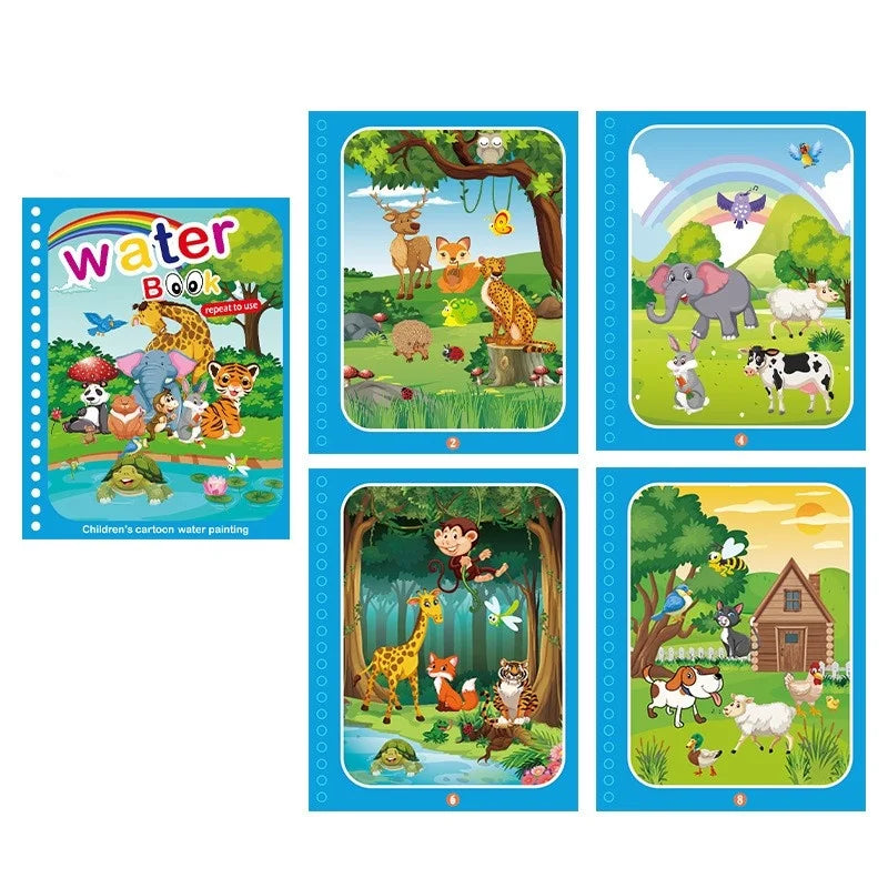 Kids Magic Water Drawing Book