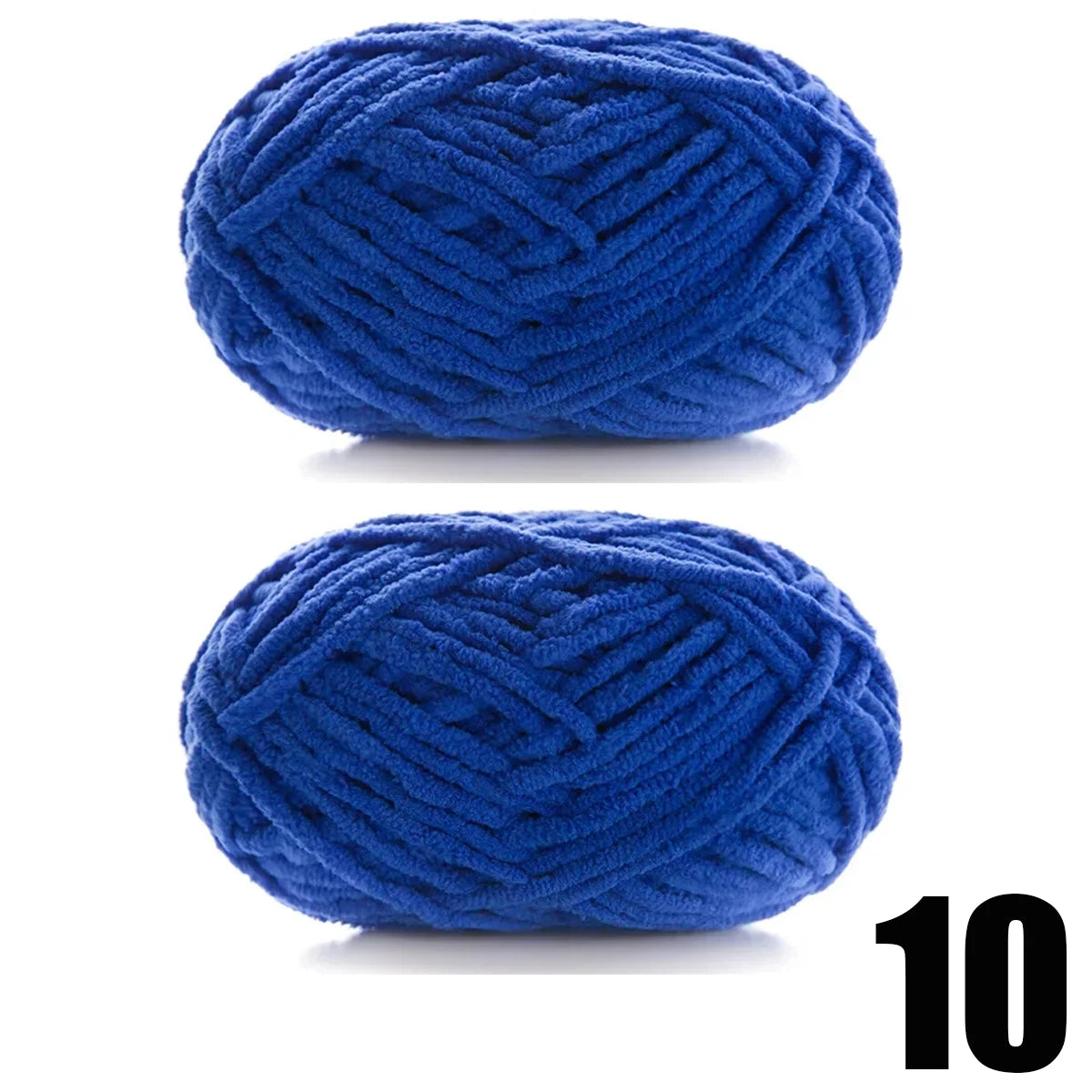 2pcs x 50g Soft Chenille Velvet Yarn