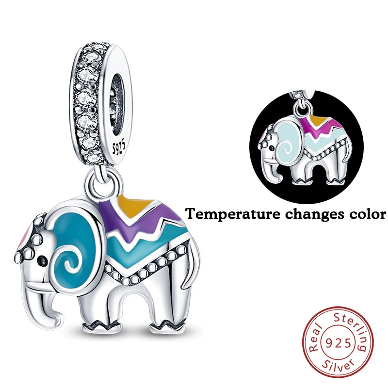 S925 Silver Luminous Firefly & Star Charms (3mm)