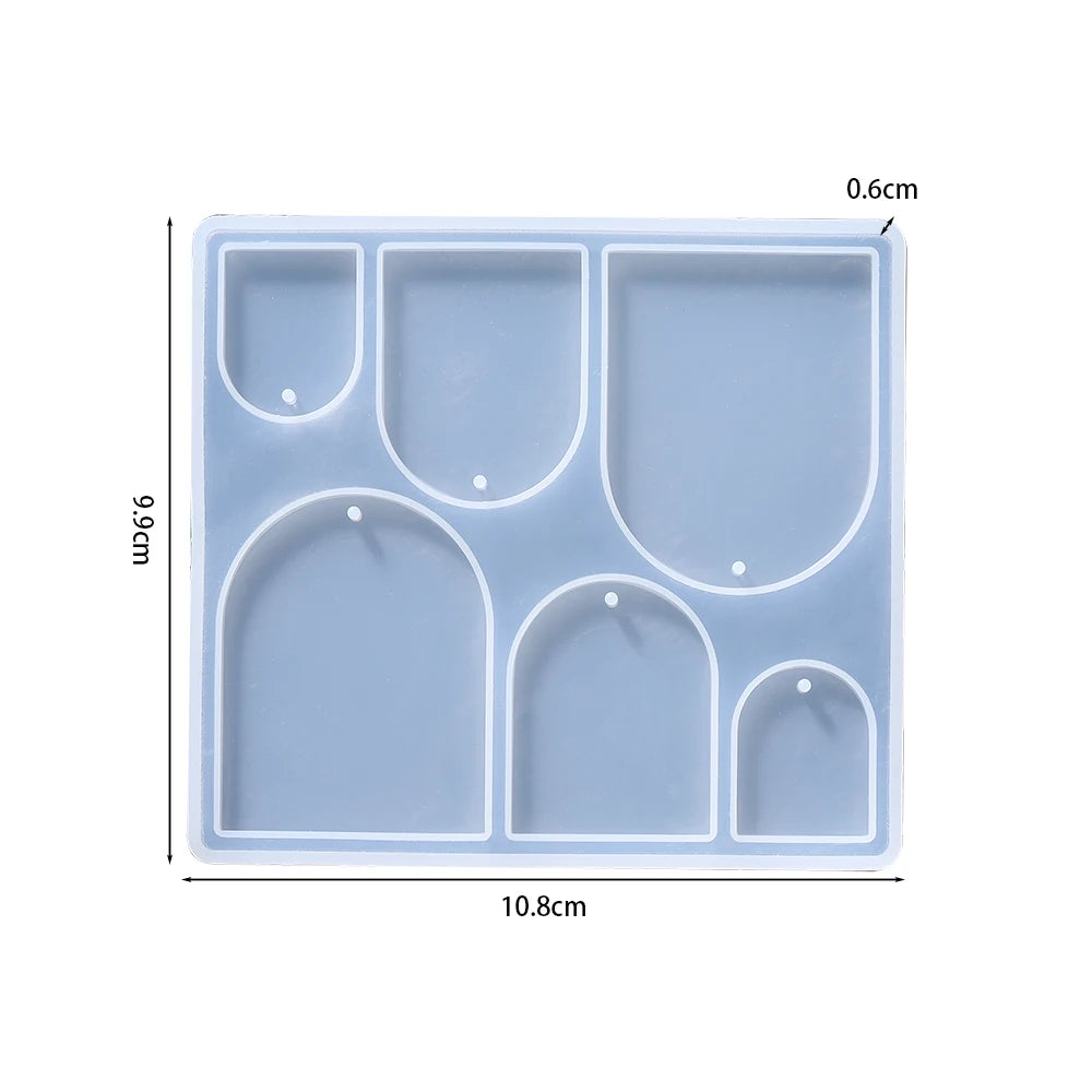 Geometric Silicone Mold for Earrings & Pendants